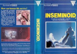 INSEMINOID UNRATED VHS
